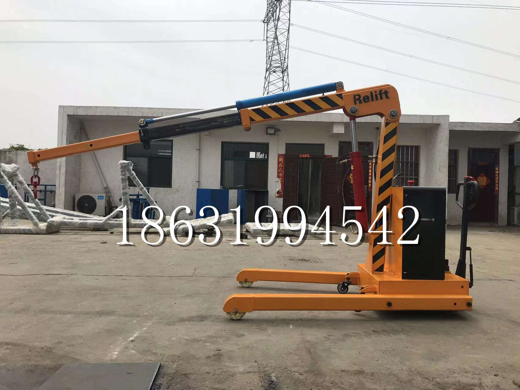 土库镇久征定做3吨三轮随车吊 农用园林绿化移树吊 平板工程用小吊机